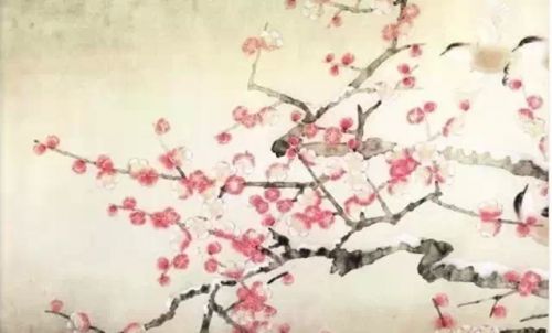梅花水墨画