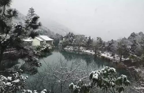 雪中小湖